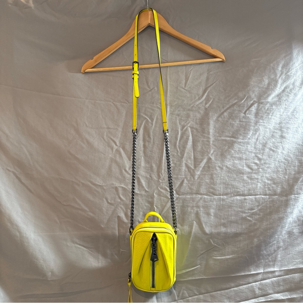 Aimee Kestenberg Leather Crossbody Handbag with RFID Security – Tamitha Yellow - Picture 2 of 16